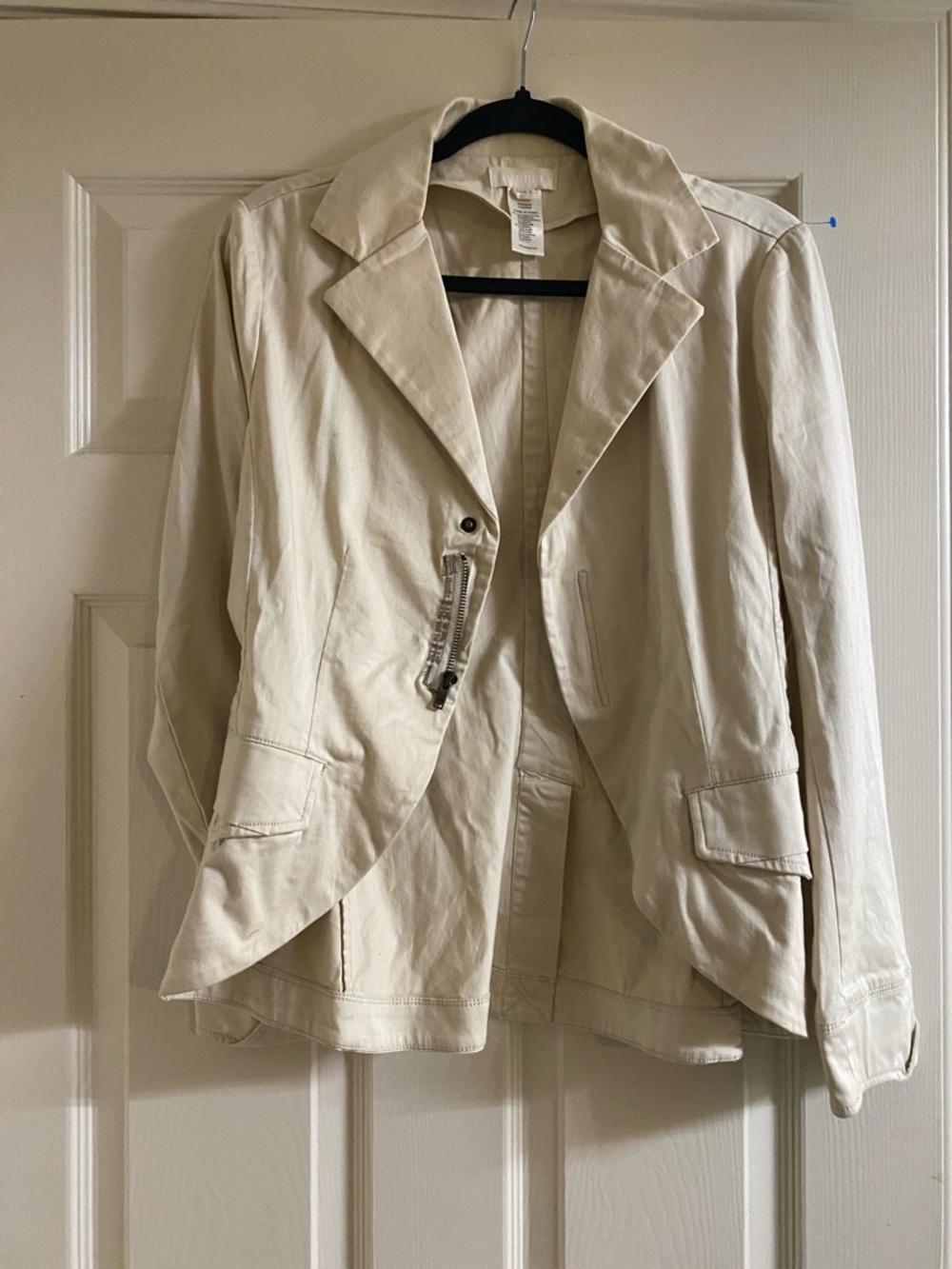 Diesel Cream Lightweight Women's Blazer Jacket